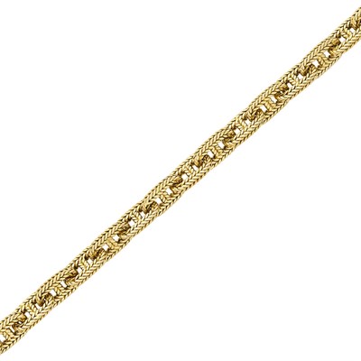 Lot 464 - Gold 'Chaine D'Ancre' Toggle Bracelet, Hermès, France