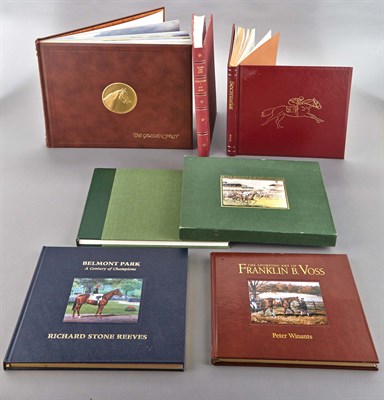 Lot 112 - [HORSE RACING] Group of six works on racing...