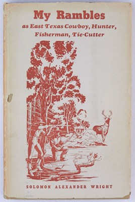 Lot 306 - WRIGHT, SOLOMON ALEXANDER My Rambles as East...