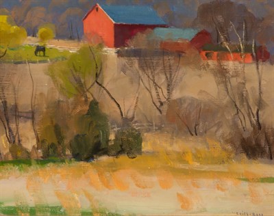 Lot 1026 - Harry Leith-Ross American, 1886-1973 April in...