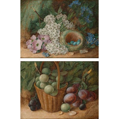 Lot 1018 - Vincent Clare British, 1855-1930 (i) Still...