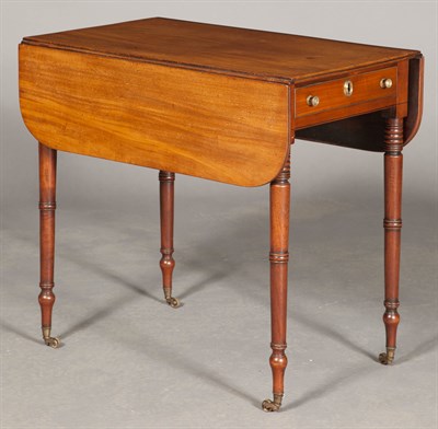 Lot 295 - Regency Mahogany Pembroke Table Height 27 1/2...