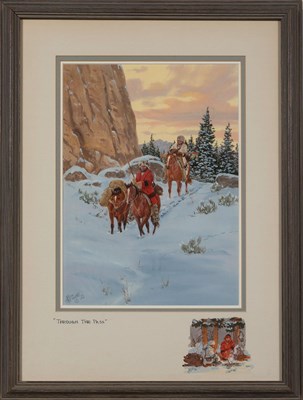 Lot 1088 - Ron Stewart American, b. 1941 Through the Pass...