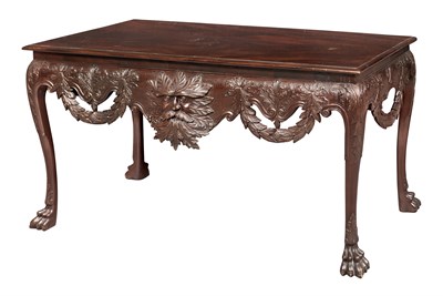 Lot 467 - Irish George II Style Mahogany Console Table...