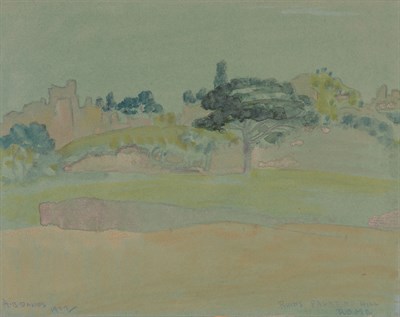 Lot 2032 - Arthur B. Davies American, 1862-1928 Ruins,...