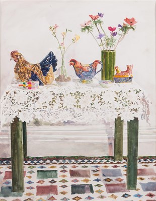 Lot 62 - David Remfry American, b. 1942 Still Life with...