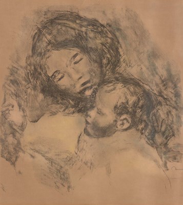 Lot 110 - Pierre-Auguste Renoir (1841-1919) MATERNITÉ...