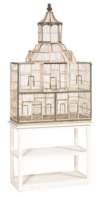 Lot 446 - Northern European Painted Wood and Metal Large...