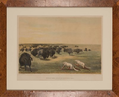 Lot 10 - CATLIN, GEORGE No. 15. Buffalo Hunt, under the...