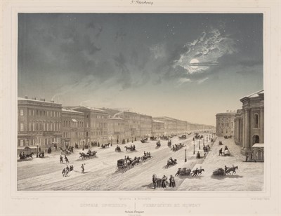 Lot 231 - CHARLEMAGNE, J. Two tinted lithographic views...