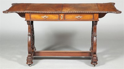 Lot 412 - George IV Style Mahogany Sofa Table Height 30...