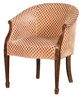 Lot 416 - George III Style Mahogany Tub Chair Height 31...