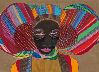 Lot 1110 - Robbie Tillotson American, 1949-1987 Headdress,...