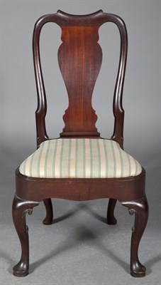 Lot 380 - Set of Six George II Mahogany Dining Chairs...