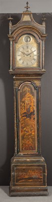 Lot 306 - George II Green-Japanned and Parcel-Gilt Tall...