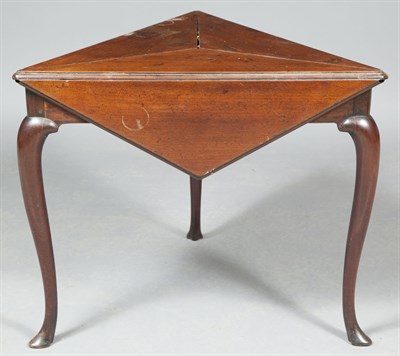 Lot 255 - Georgian Mahogany Handkerchief Table 18th...