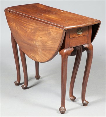 Lot 209 - George II Mahogany Drop-Leaf Table Height 27...