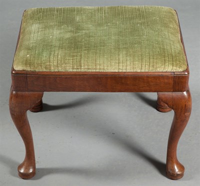 Lot 296 - Queen Anne Walnut Stool 18th Century The...
