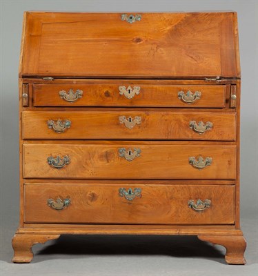 Lot 297 - Chippendale Walnut Slant-Front Desk 18th...