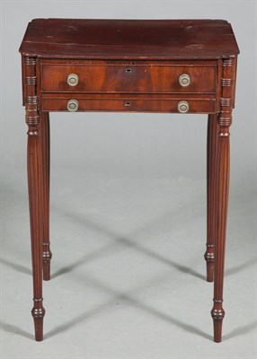 Lot 311 - Federal Mahogany Work Table Height 28 3/4...