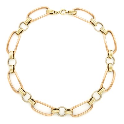 Lot 1428 - Tricolor Gold Necklace