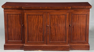 Lot 1059 - George IV Mahogany Breakfront Cabinet Height...