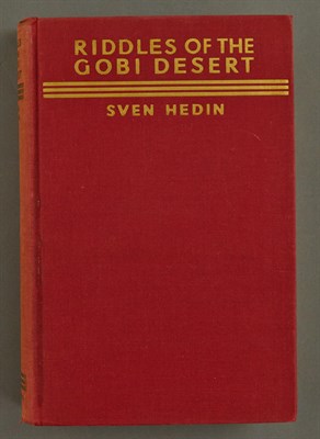 Lot 143 - HEDIN, SVEN Riddles of the Gobi Desert. New...