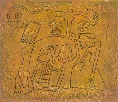 Lot 1011 - Angel Botello Puerto Rican, 1913-1986...