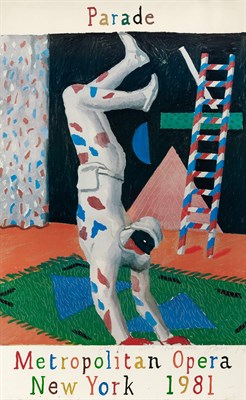 Lot 78 - David Hockney PARADE, METROPOLITAN OPERA...