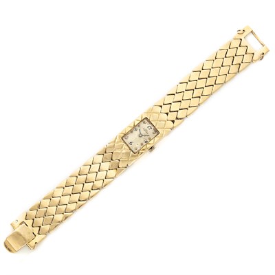 Lot 1143 - Gold Wristwatch, Jules Jurgensen