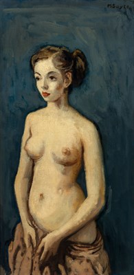 Lot 2116 - Moses Soyer American, 1899-1974 Young Model...