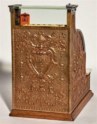 Lot 202 - 313 Model National Cash Register Brass, with...