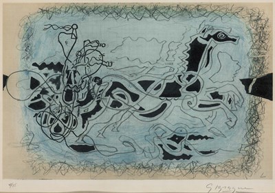 Lot 14 - Georges Braque (1882-1963) UNTITLED Color...