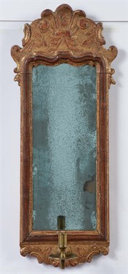 Lot 263 - Queen Anne Walnut and Parcel-Gilt Mirror...