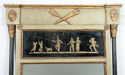 Lot 441 - Italian Neoclassical Painted and Eglomisé...