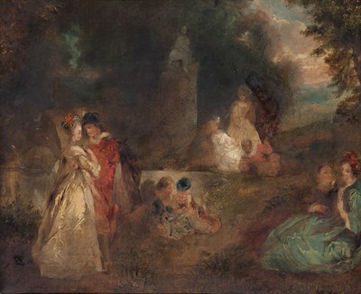 Lot 13 - Continental School 19th Century Garden Party...