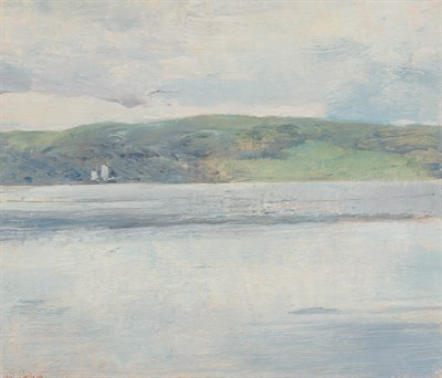 Lot 2034 - Emil Carlsen American, 1853-1932 Calm Seascape...