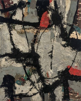 Lot 1066 - George McNeil American, 1908-1995 Untitled Oil...