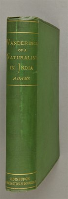 Lot 3 - ADAMS, ANDREW LEITH Wanderings of a Naturalist...