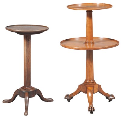 Lot 467 - Louis XVI Mahogany Adjustable Gueridon;...