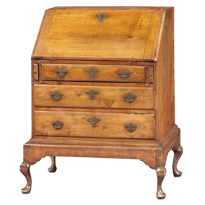 Lot 274 - Queen Anne Maple Slant-Front Desk on Stand New...