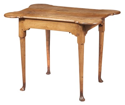 Lot 246 - Queen Anne Pine and Maple Turrett-Top Table...