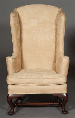 Lot 236 - Queen Anne Style Mahogany Upholstered Child's...