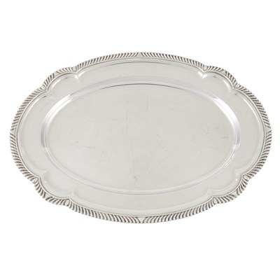 Lot 382 - Gorham Sterling Silver Platter 1949 Shaped...