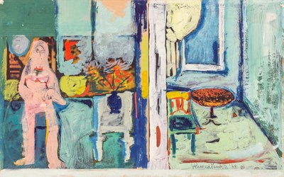 Lot 1084 - Ahmed Parvez Pakistani, 1926-1979 (i) Untitled,...