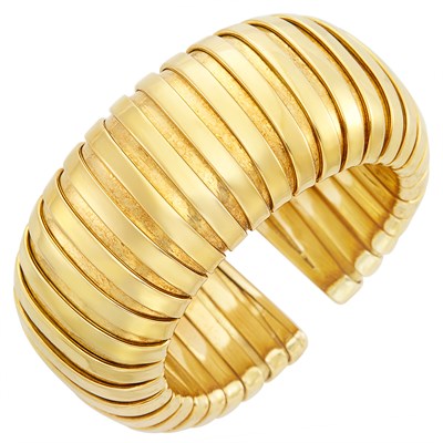 Lot 378 - Gold Cuff Bracelet, Weingrill