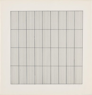 Lot 1140 - Agnes Martin (1912-2004) PAINTINGS AND...