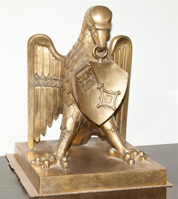 Lot 127 - German Gilt-Bronze Figure of an Eagle and...