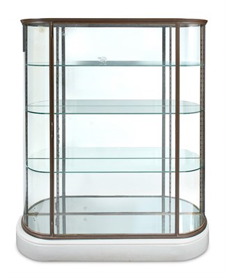 Lot 99 - Three Glass and Bronze Vitrine Cabinets The...