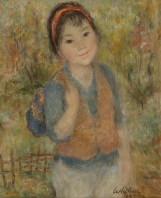 Lot 2110 - Le Thi Luu Vietnamese, 1911-1988 Girl in a...